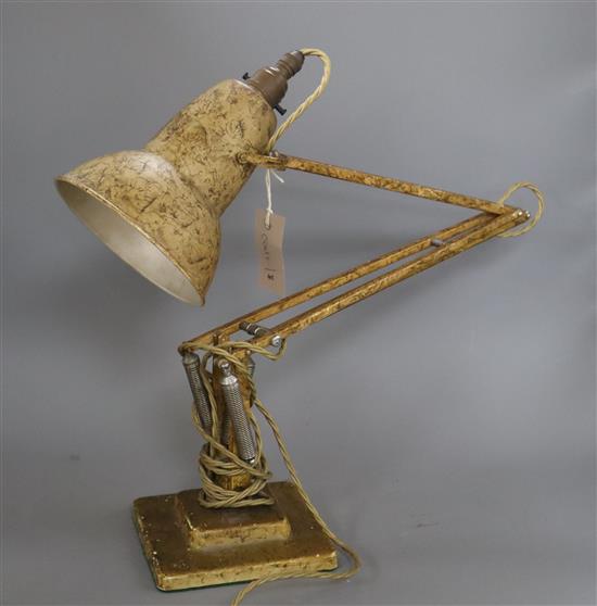 A vintage anglepoise lamp fully extended height 93cm